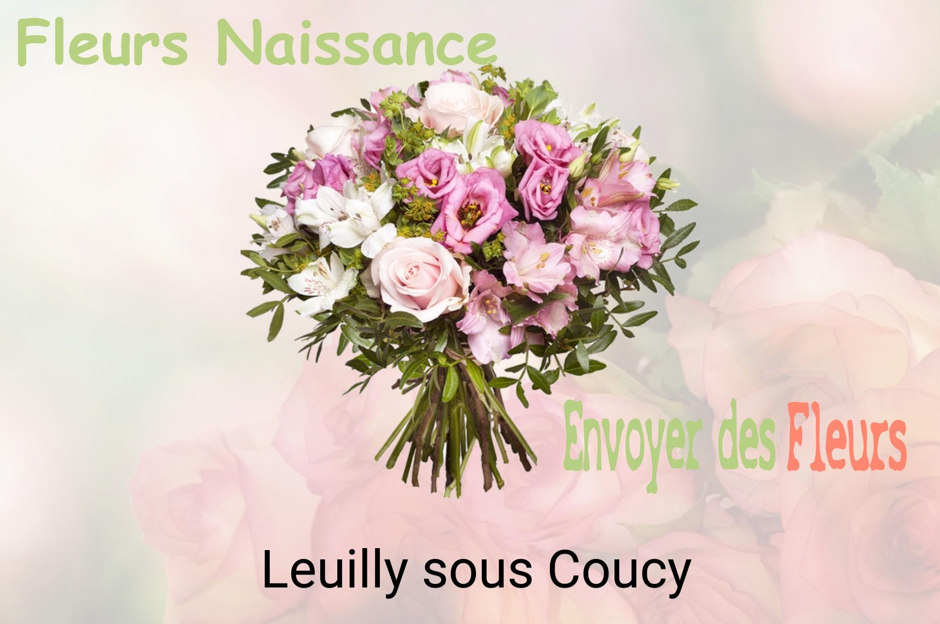 Bouquet de fleurs de naissance livré à Leuilly-sous-Coucy
